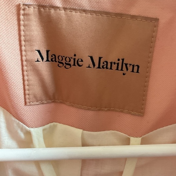 NWT Maggie Marilyn Salmon Pink Just Getting Started Blazer Size 10 - Picture 11 of 16